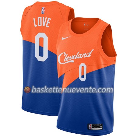 Maillot Basket Cleveland Cavaliers Kevin Love 0 2018-19 Nike City Edition Bleu Swingman - Homme